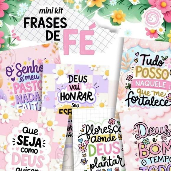 Arquivo Digital Mini Kit Frases de Fé 1