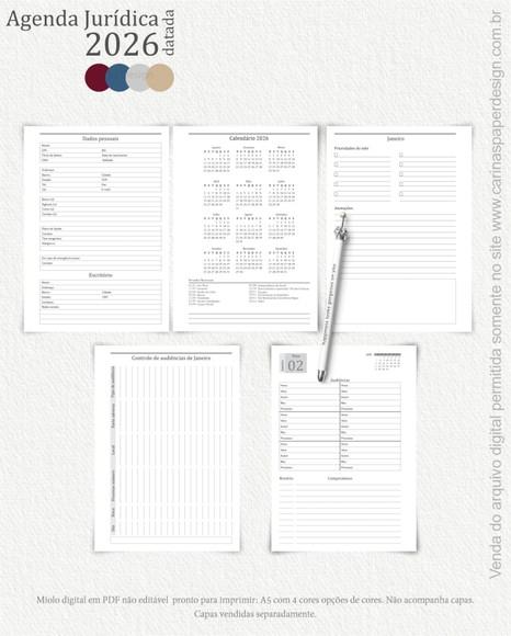 Arquivo Digital Miolo Agenda Jurídica 2026