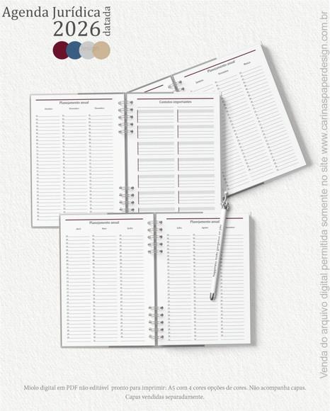 Arquivo Digital Miolo Agenda Jurídica 2026