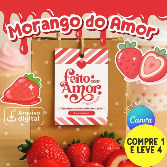 Arquivo Digital Morango do Amor Editável no Canva