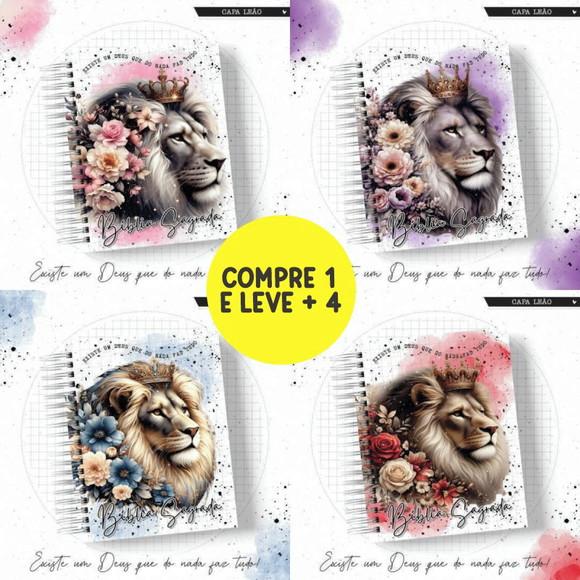 Arquivo Digital Pack Encadernação Capas Bíblia Leão