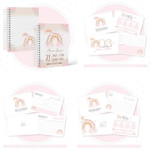 Arquivo Digital Pack Maternidade Arco Iris Menina 10