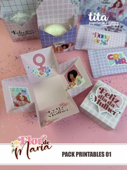 Arquivo Digital Pack Printables 01 Dia das Mulheres 20