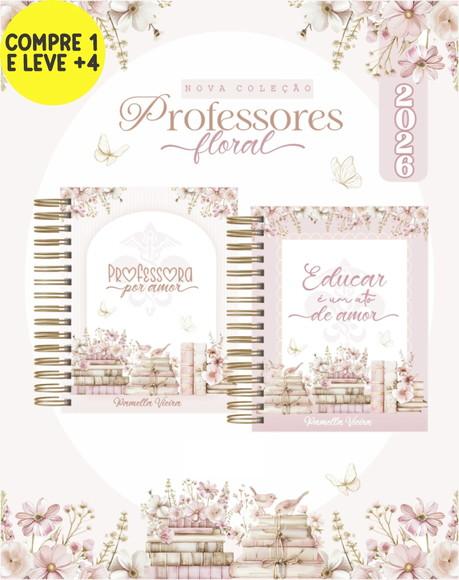 Arquivo Digital Pack Professores Floral Clean 2025