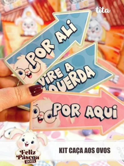 Arquivo Digital Páscoa 2025 Kit Caça aos Ovos