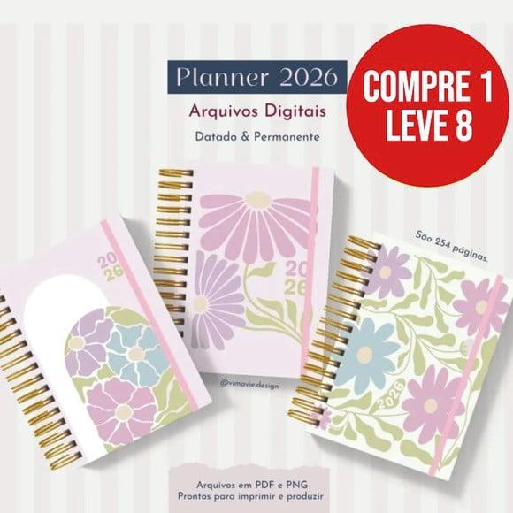 Arquivo Digital Planner 2026 e Permanente