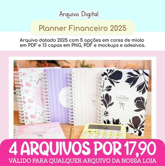Arquivo Digital Planner Financeiro Neutro 2025