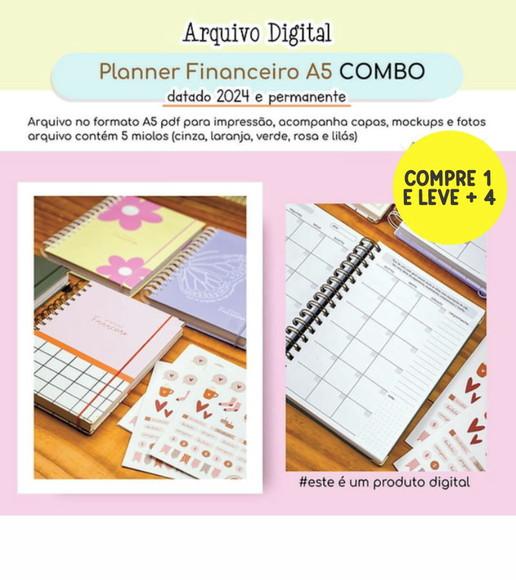 Arquivo Digital Planner Financeiro 2024