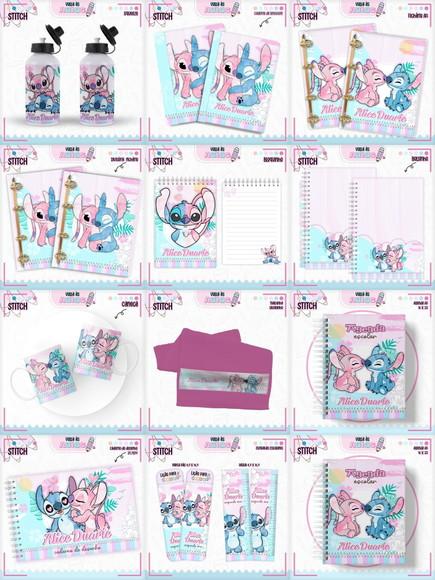 Arquivo Digital Stitch Menina Kit Escolar 2026