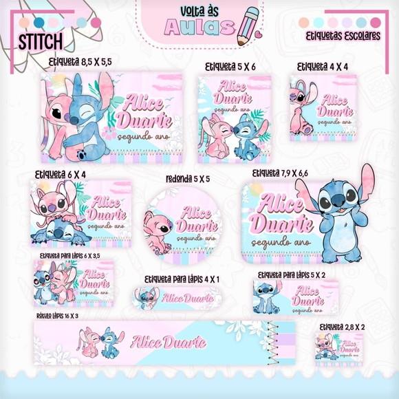 Arquivo Digital Stitch Menina Kit Escolar 2026