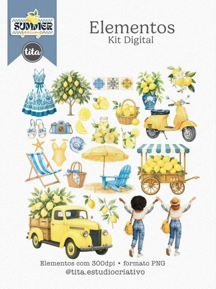 Arquivo Digital Summer Feelings Combo Ilustrações