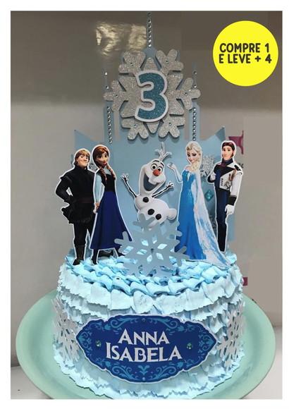 Arquivo Digital Topo de Bolo de Frozen 14-1