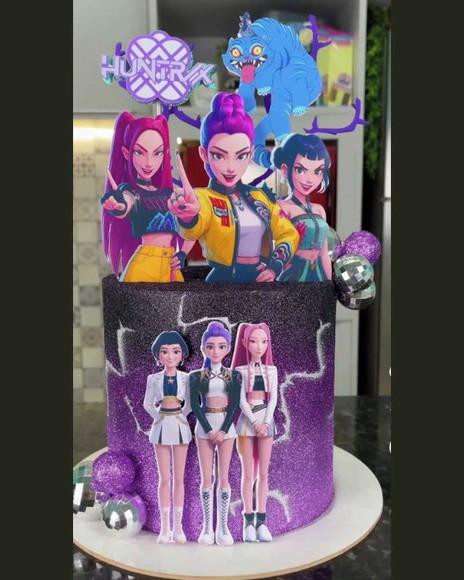 Arquivo Digital Topo de Bolo Guerreiras do K-pop 12