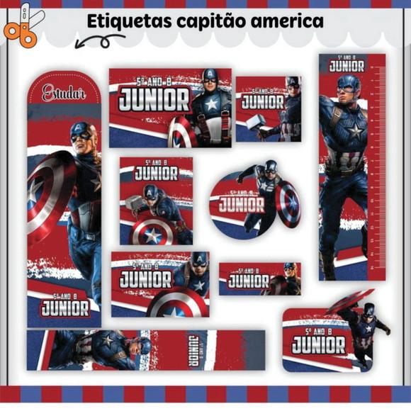 Arquivo Digital Volta às Aulas Capitão América