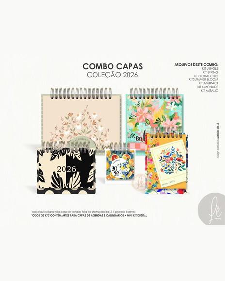 Coleção Digital Combo Calendários de Mesa 2026