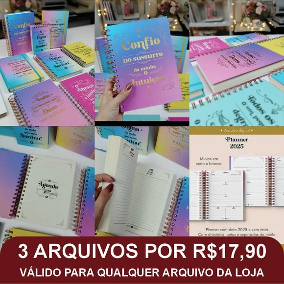 Combo Digital Agenda e Planner 2025