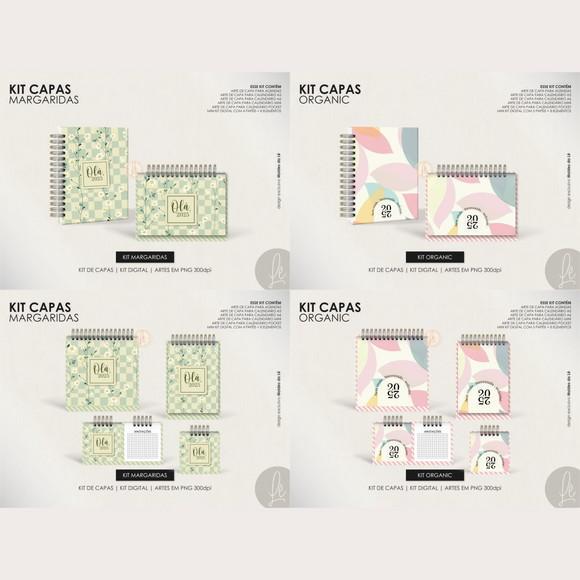 Combo Digital Agenda, Calendários e Capas 2025 e Permanente