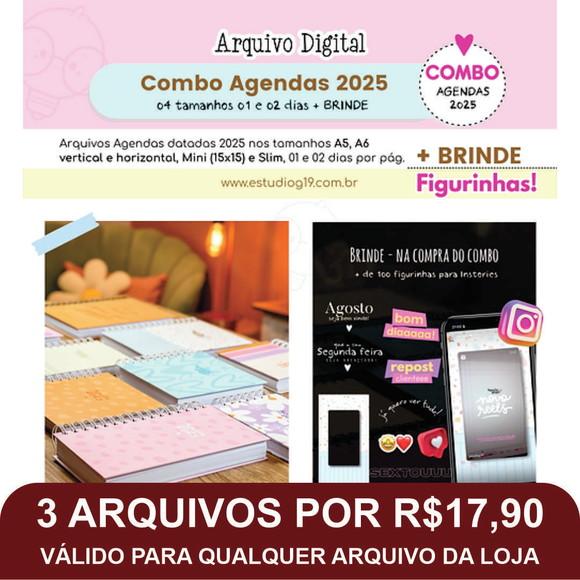 Combo Digital Agendas Fofas 2025