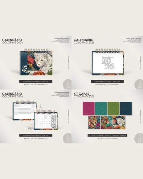 Combo Digital Coloring Datadas e Permanente 2026