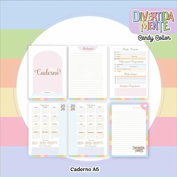 Combo Digital Divertidamente Candy Capas e Miolos 2025