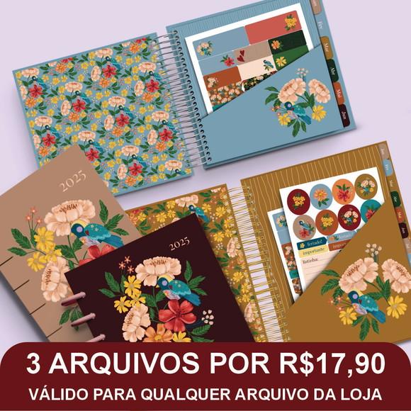 Combo Digital Flores de Outono 2025