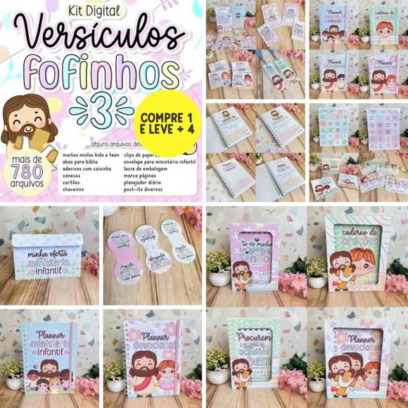 Combo Digital Versículos Fofinhos 3