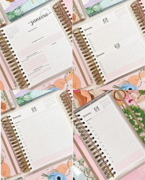 Kit Digital Coleção Living 2024 - Agendas, Planners