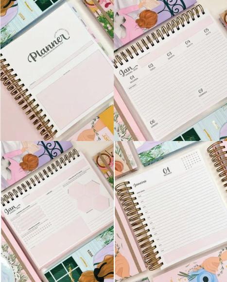 Kit Digital Coleção Living 2024 - Agendas, Planners