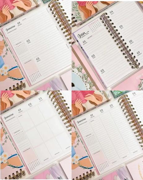 Kit Digital Coleção Living 2024 - Agendas, Planners