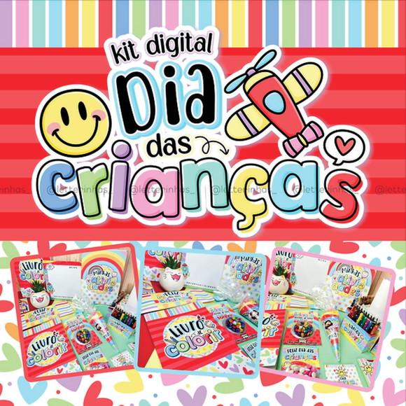 Kit Digital Dia das Crianças - Arquivo de Corte