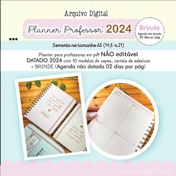 Planner Professor + Agenda 02 Dias