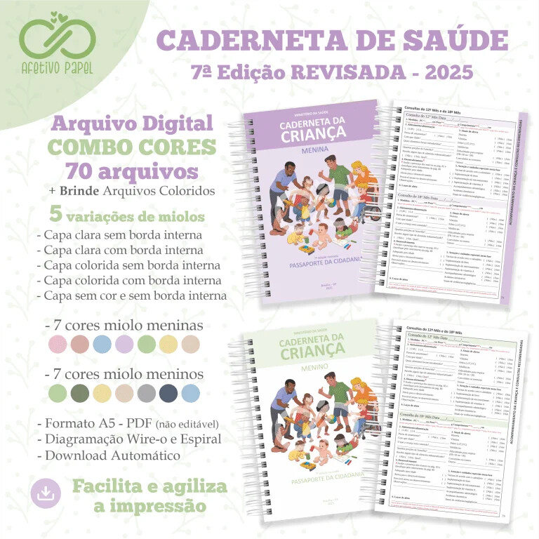Arquivo Digital Caderneta 7ª Edição Revisada 2025 Clean