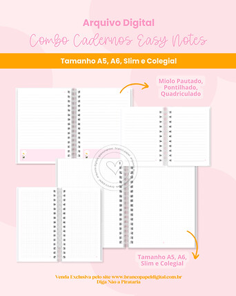 Arquivo digital Cadernos Easy Note