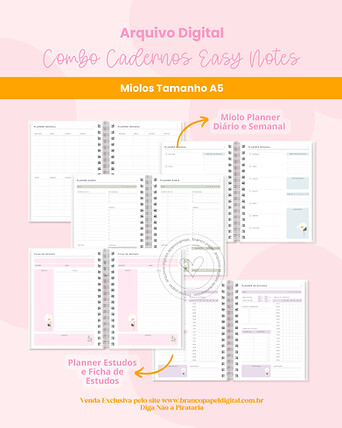 Arquivo digital Cadernos Easy Note