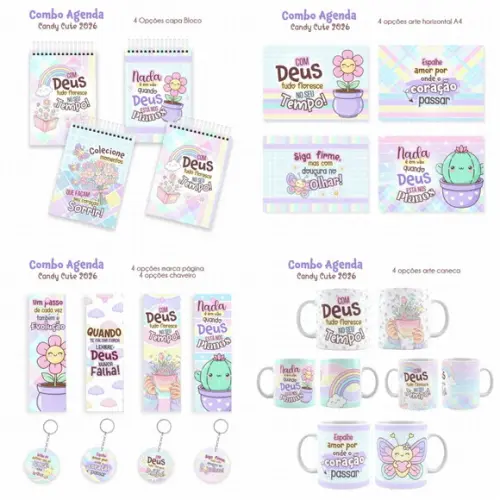Arquivo Digital Agenda Candy Cute 2026