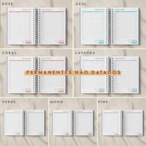 Arquivo Digital Agendamentos 2025 Datado e Permanentes