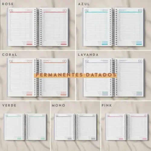 Arquivo Digital Agendamentos 2025 Datado e Permanentes