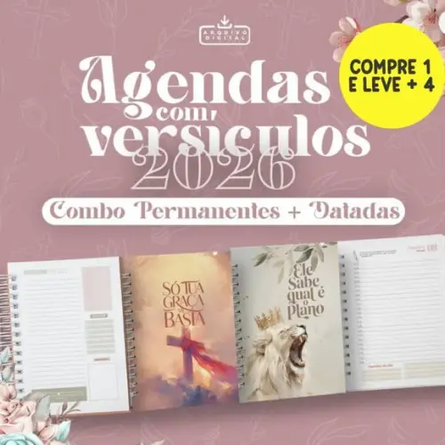 Arquivo Digital Agendas com Versículos 2026 e Permanentes