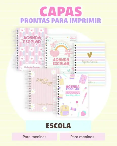 Arquivo Digital Agendas Escolares Neutras 2026