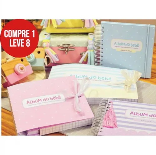 Arquivo Digital Álbum do Bebê com Caixa 13
