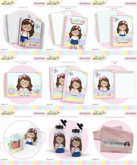 Arquivo Digital Aluninhas Kit Escolar 2026