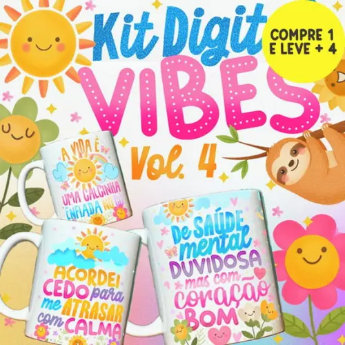 Arquivo Digital Arte Canecas Vibes Volume 4