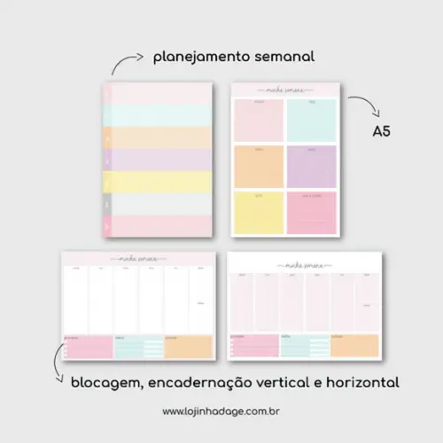 Arquivo Digital Blocos de Planejamento e Anotações