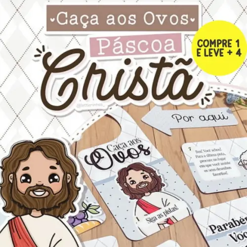 Arquivo Digital Caça aos Ovos Páscoa Cristã 2024