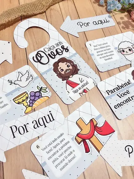 Arquivo Digital Caça aos Ovos Páscoa Cristã 2024