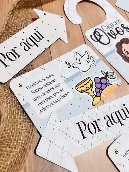 Arquivo Digital Caça aos Ovos Páscoa Cristã 2024