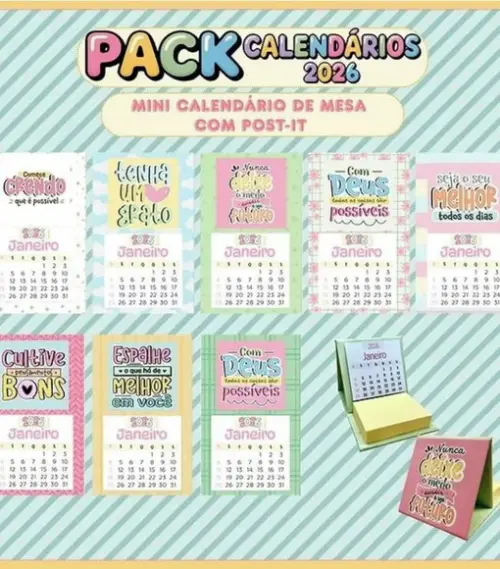 Arquivo Digital Calendários 2026