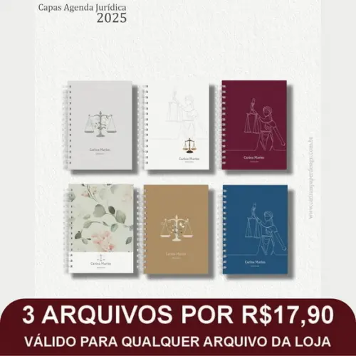 Arquivo Digital Capas A5 Agenda Jurídica 2025