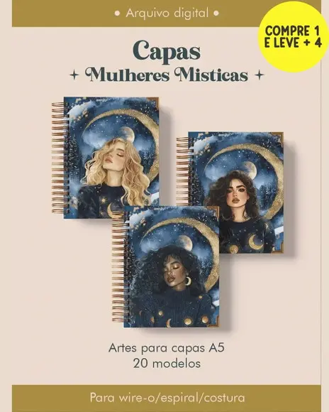 Arquivo Digital Capas Mulheres Místicas 2026