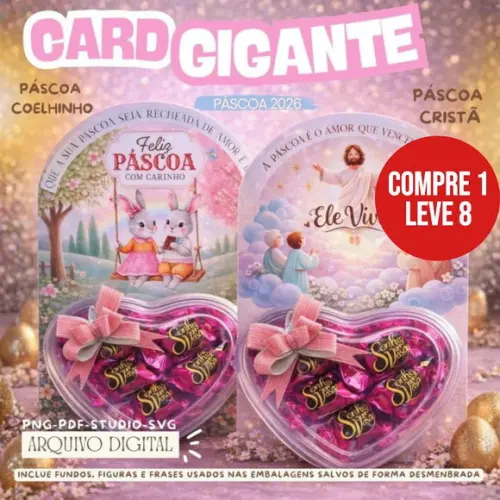 Arquivo Digital Card Gigante Páscoa
